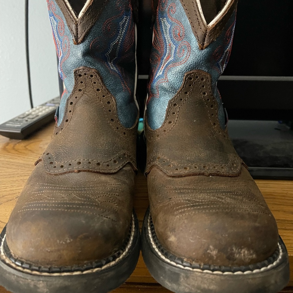 Justin fatbaby womens boots size 8